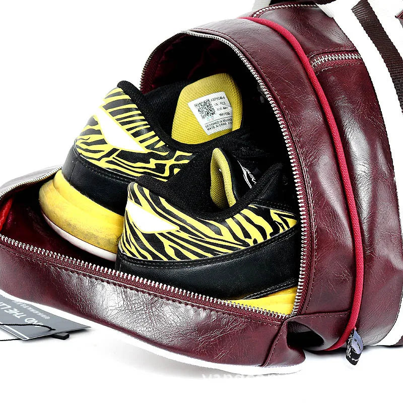 Sac de Sport PU Homme Vintage