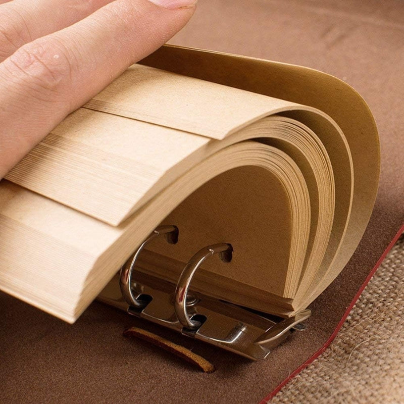 carnet de voyage cuir rechargeable