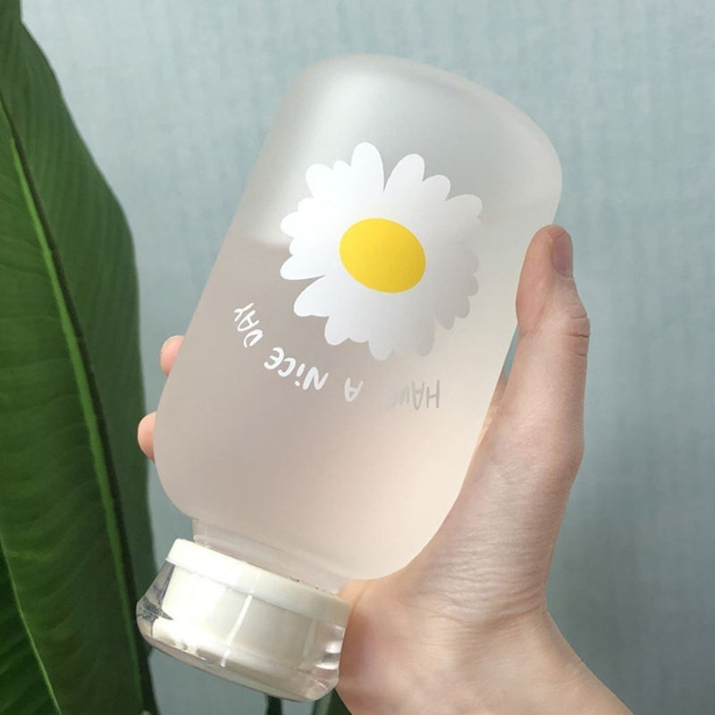 gourde verre avec paille