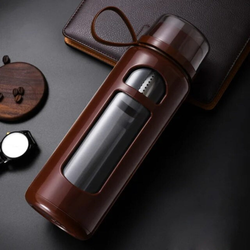 gourde infuseur en verre