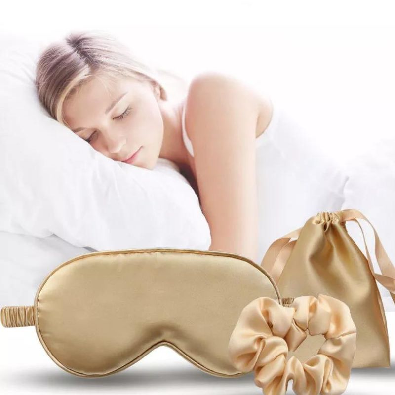 masque pour la nuit en soie