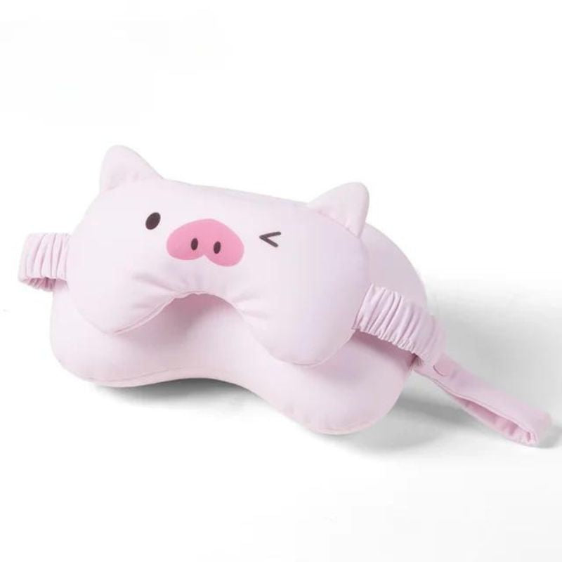 masque nuit coton - Rose