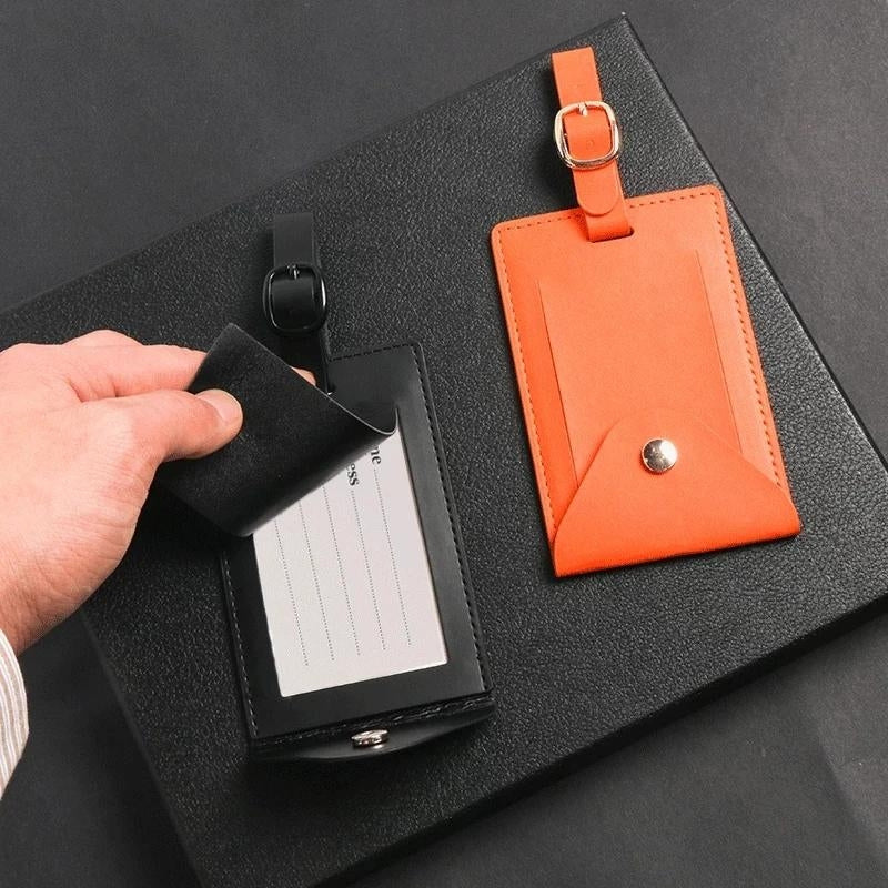 etiquette porte nom pour valise