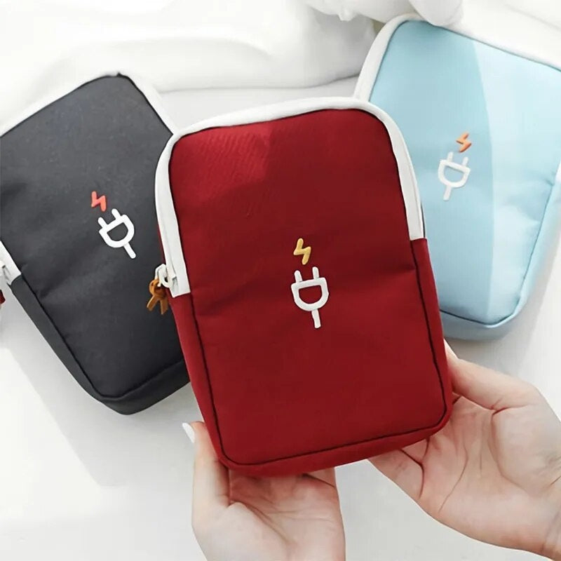 pochette range cable de voyage