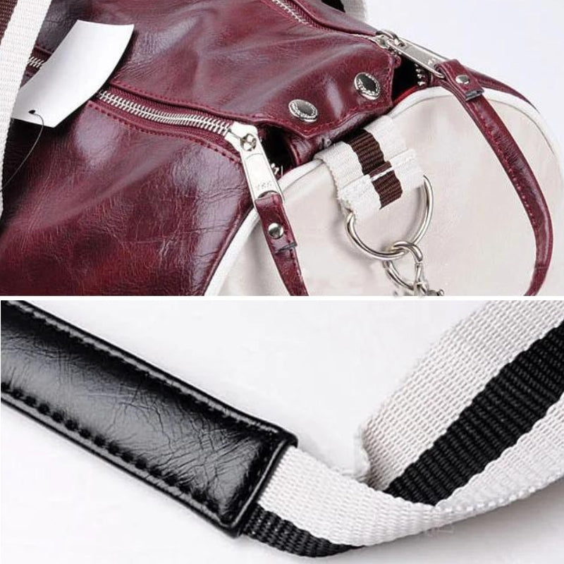 Sac de Sport PU Homme Vintage