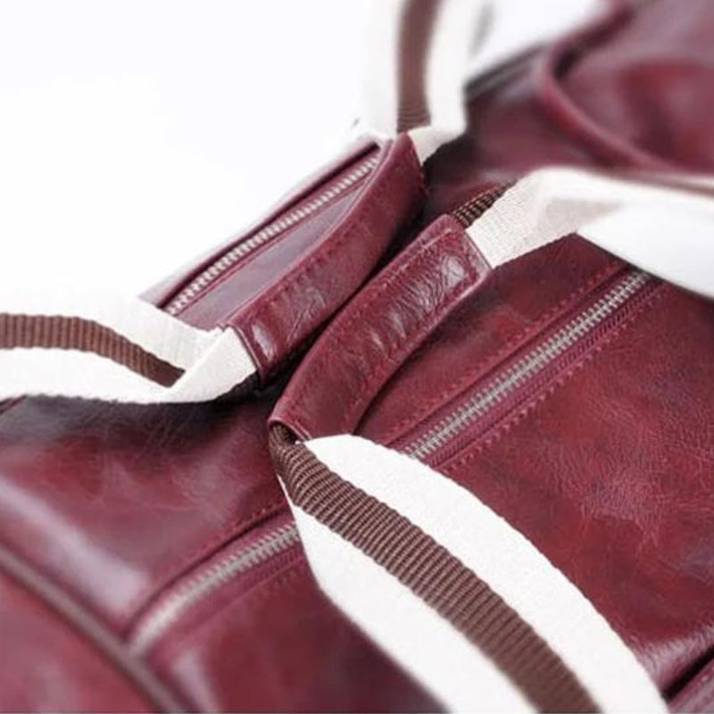 Sac de Sport PU Homme Vintage