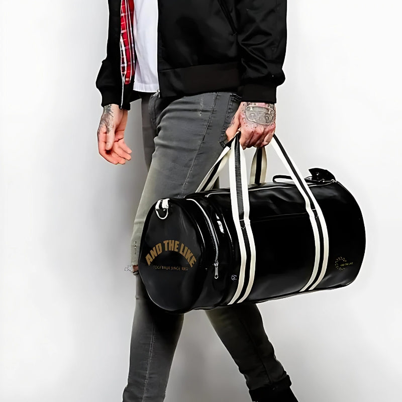 Sac de Sport PU Homme Vintage
