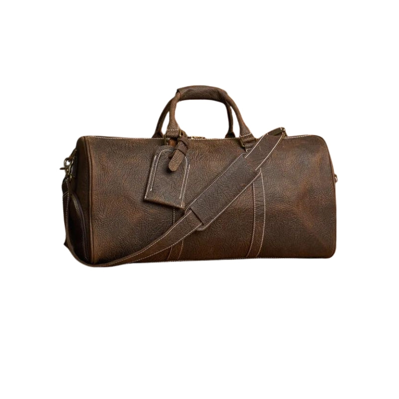sacoche homme en cuir marron
