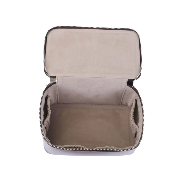 trousse de toilette en cuir femme