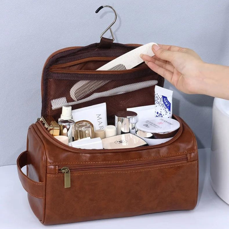 trousse de toilette cuir