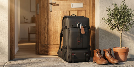 Sac à dos cabine prêt pour l'avion, format bagage cabine