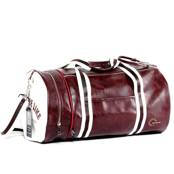 Sac De Batte De Baseball Vintage En Cuir Véritable – Étui Avec Poche – Style Rétro US