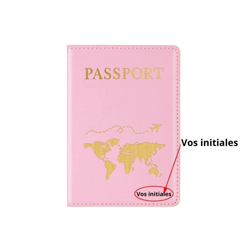 étui pour passeport personnalisable