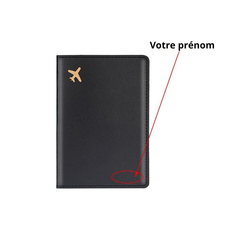 etui protège passeport cuir personnalisé