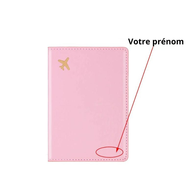 étui passeport personnalisé prénom