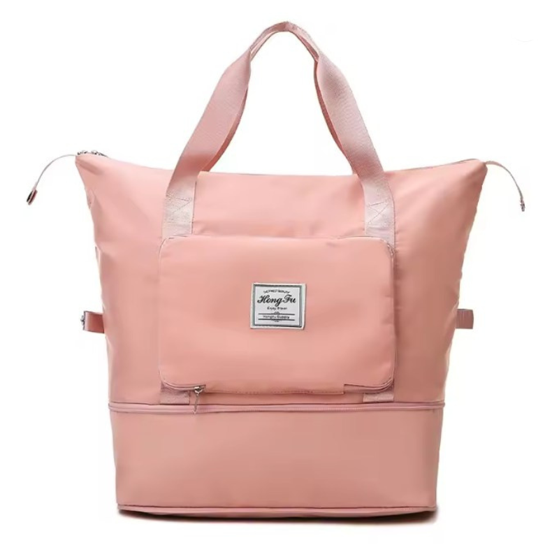 Grand Sac à Main Voyage Femme coloris rose, vue de face