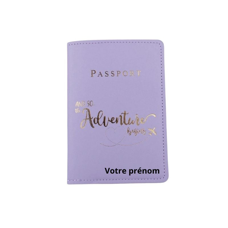 protège passeport cuir femme