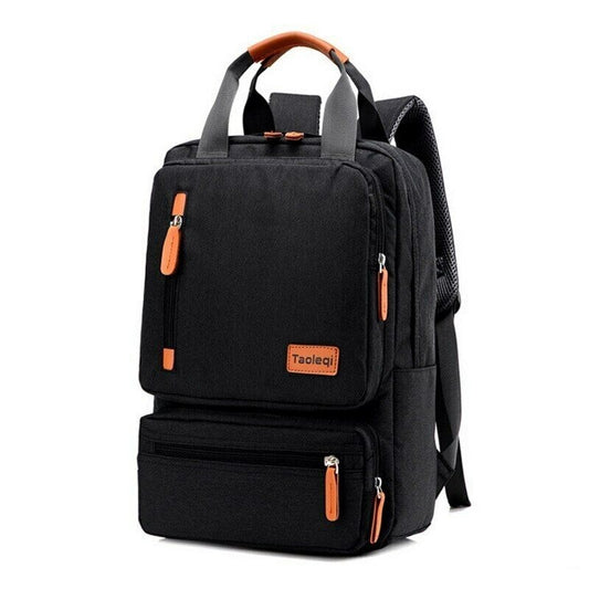 sac à dos toile canvas - Noir 