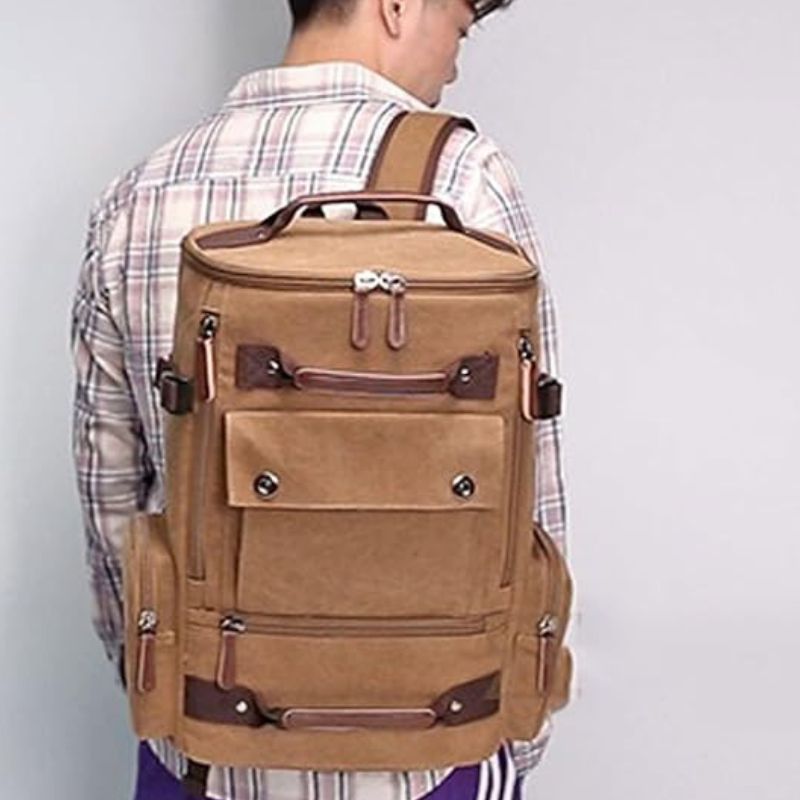 sac à dos style vintage