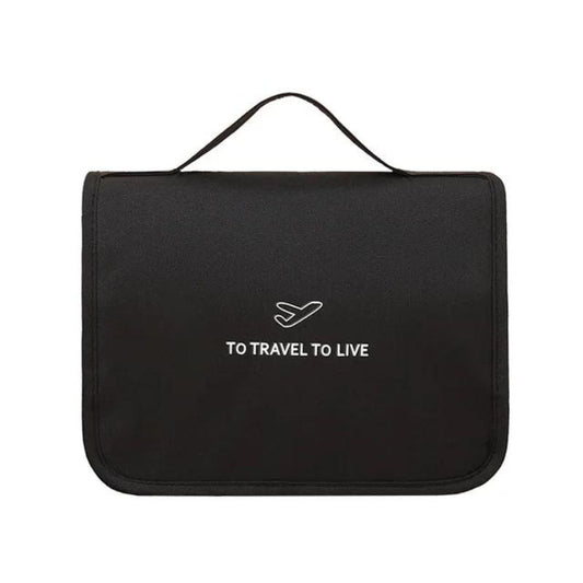 trousse de toilette voyage avion - Noir 